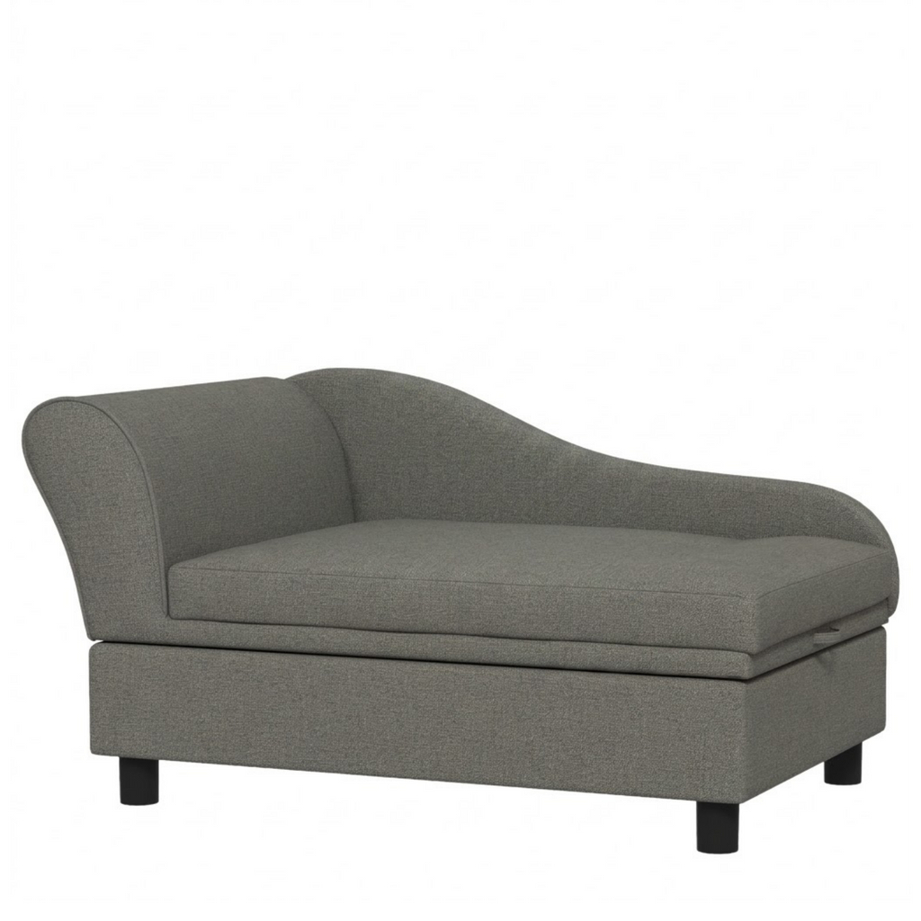 Cat Sofa with Hidden Storage in Gray