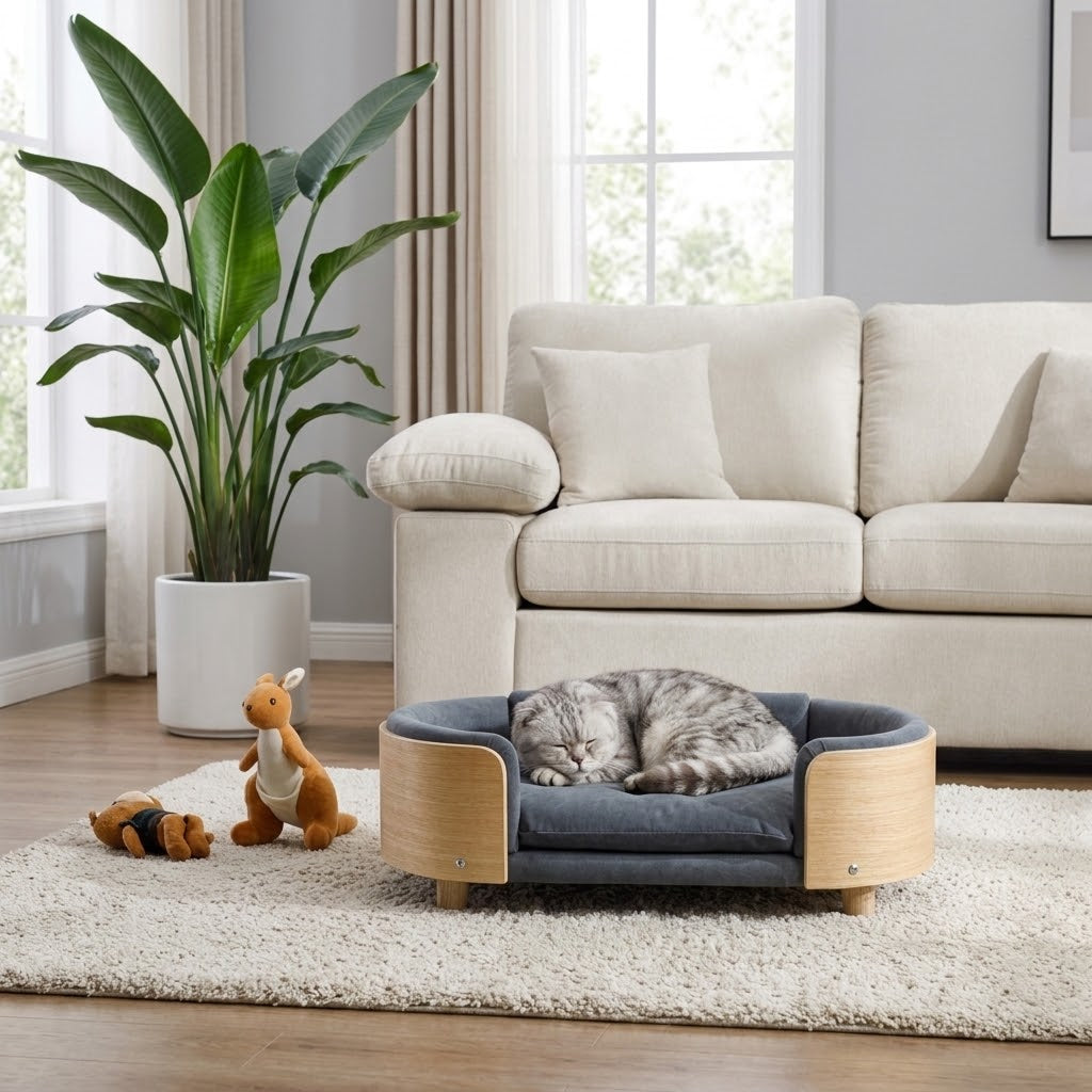 Scandinavian Elevated Cat Sofa