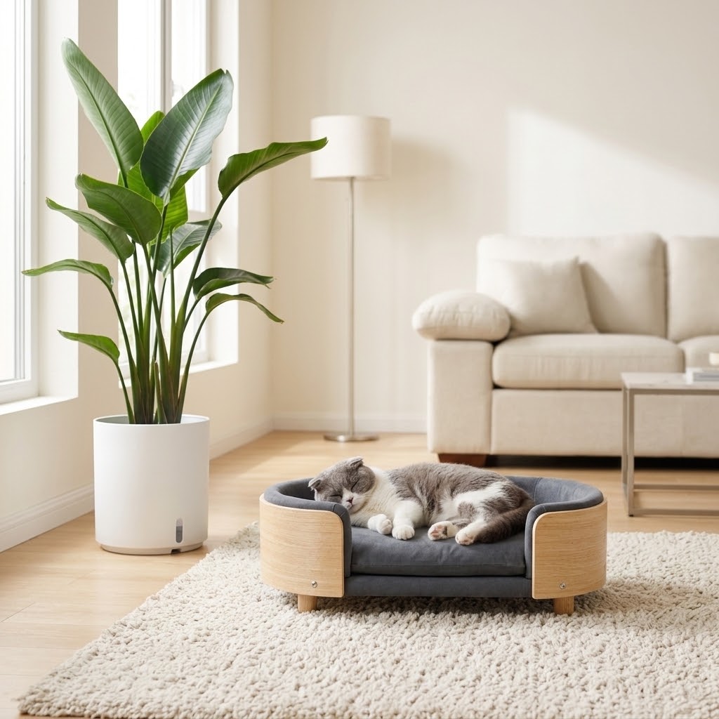 Scandinavian Elevated Cat Sofa