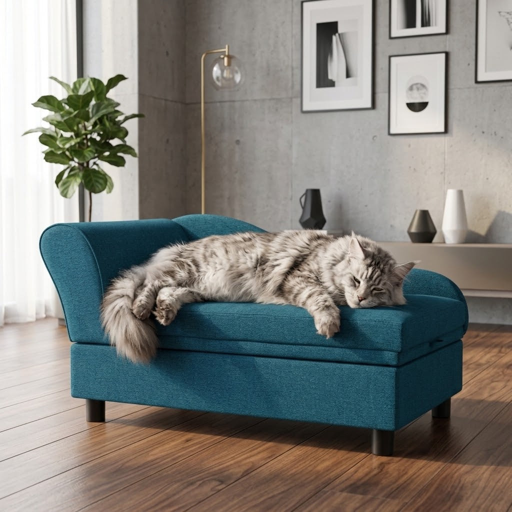 Mod Chaise Bed with Storage