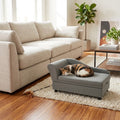 Cat Sofa with Hidden Storage in Gray